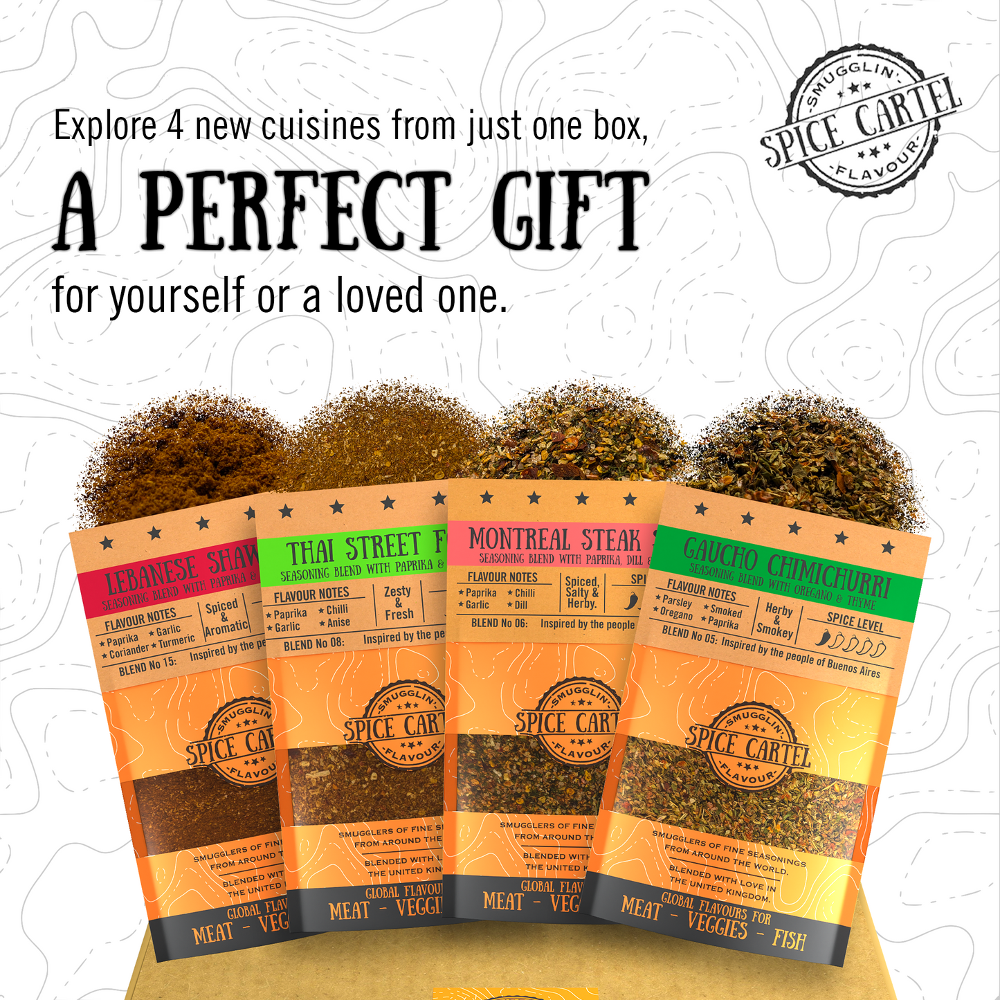 BBQ Bangers Gift Box | BBQ Rubs From Around The World