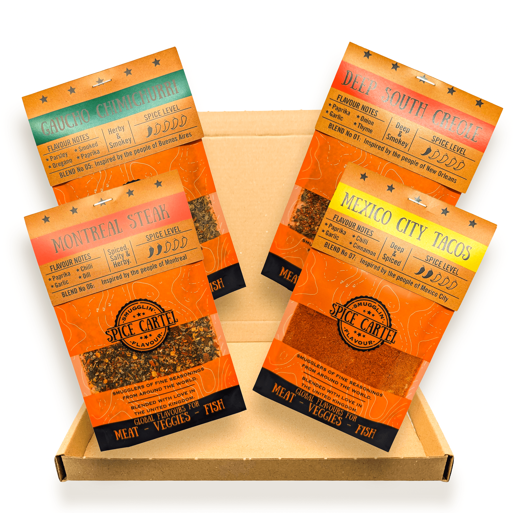 Americas Spice Gift Box | Flavours From North & South America - Spice Cartel0716252072121