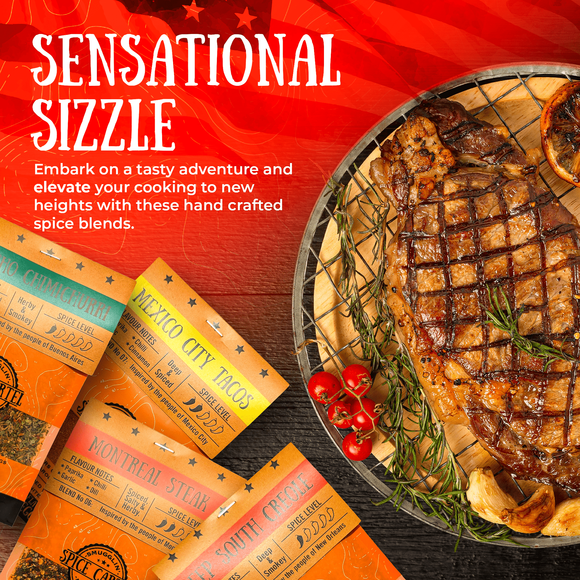 Americas Spice Gift Box | Flavours From North & South America - Spice Cartel0716252072121