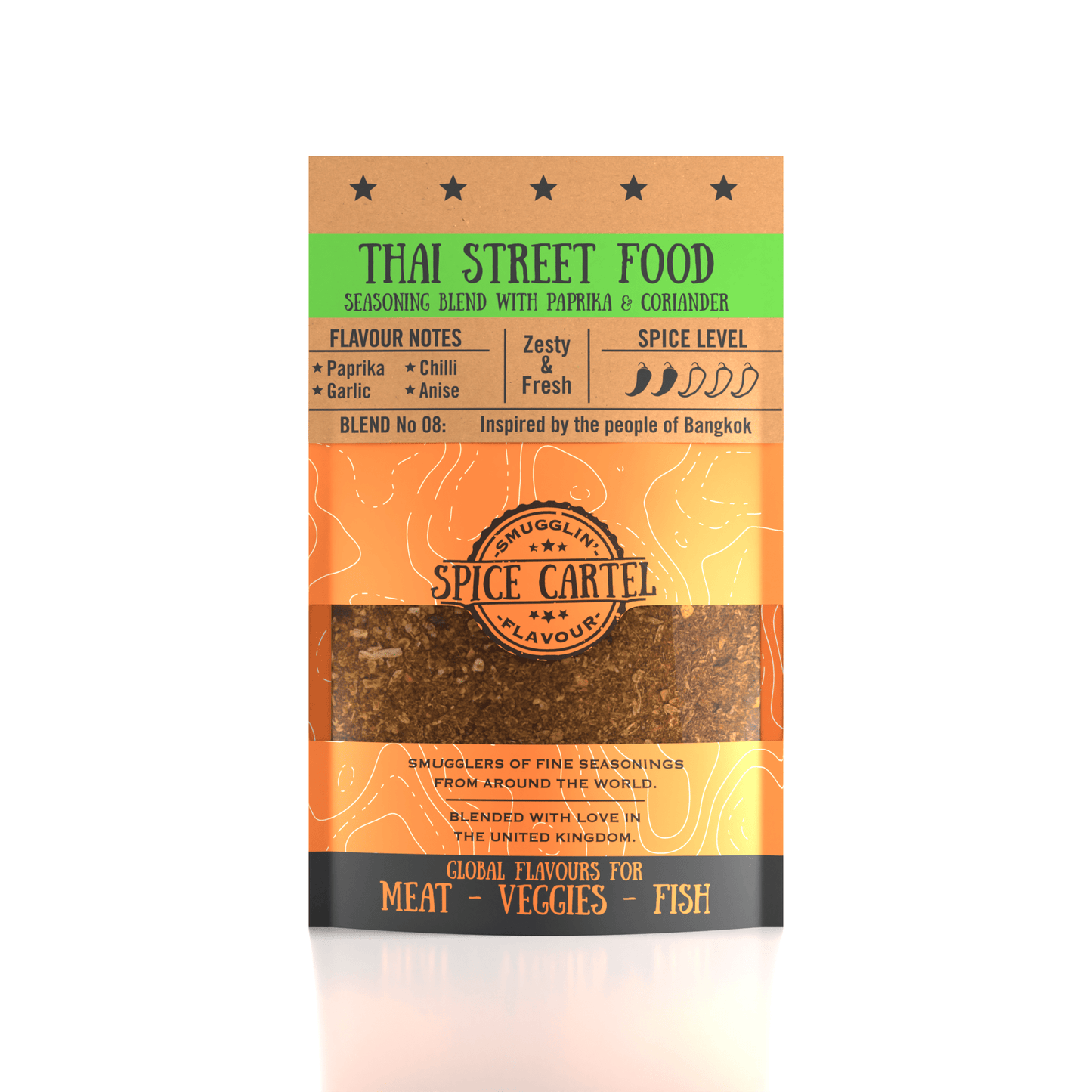 Spice Cartel's Thai Street Food 35g Resealable Pouch - Spice Cartel35 Grams0716252072336