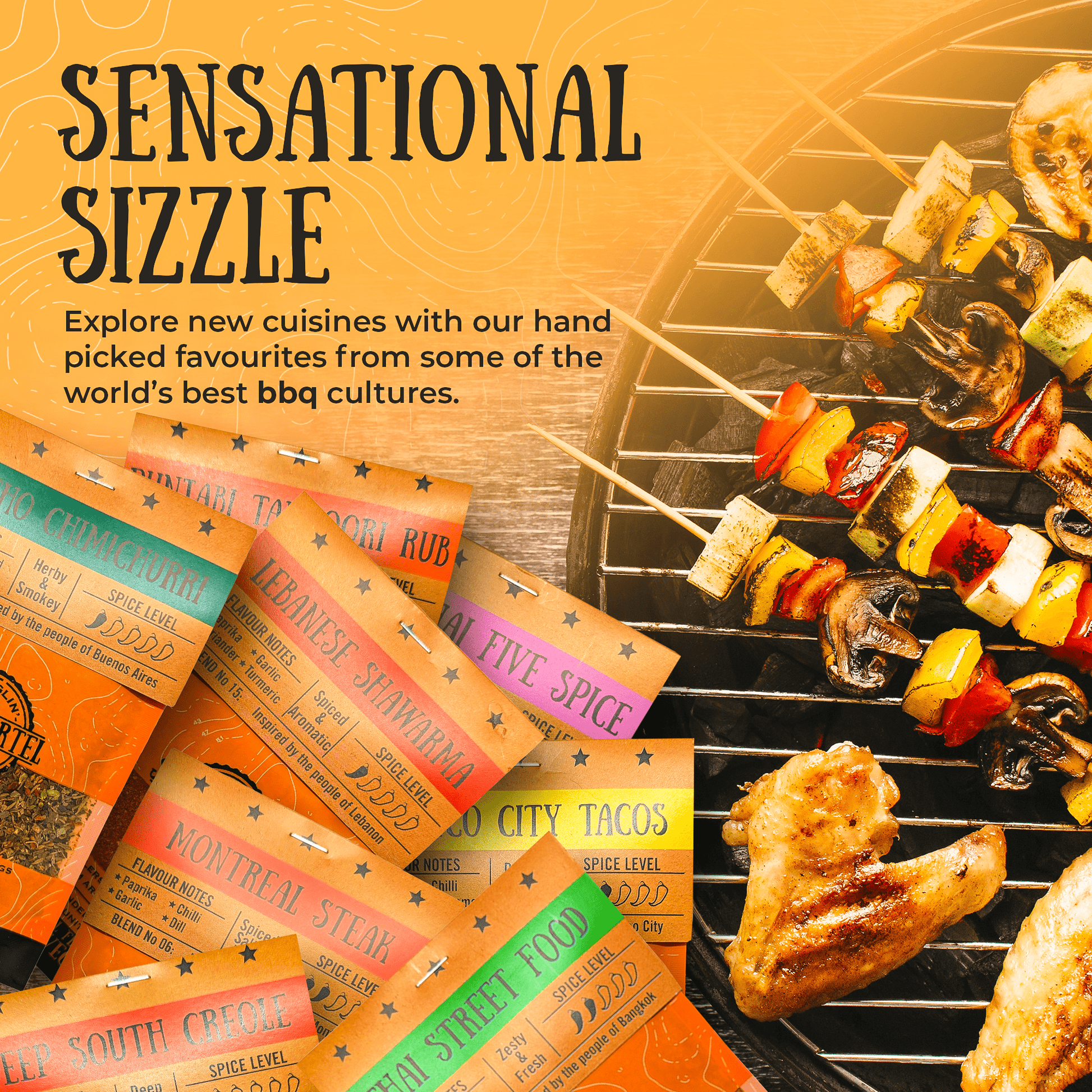 Spice Cartel's Ultimate Gift Box | 8 Spice Blends To Make Delicious Meals - Spice Cartel0716252072480