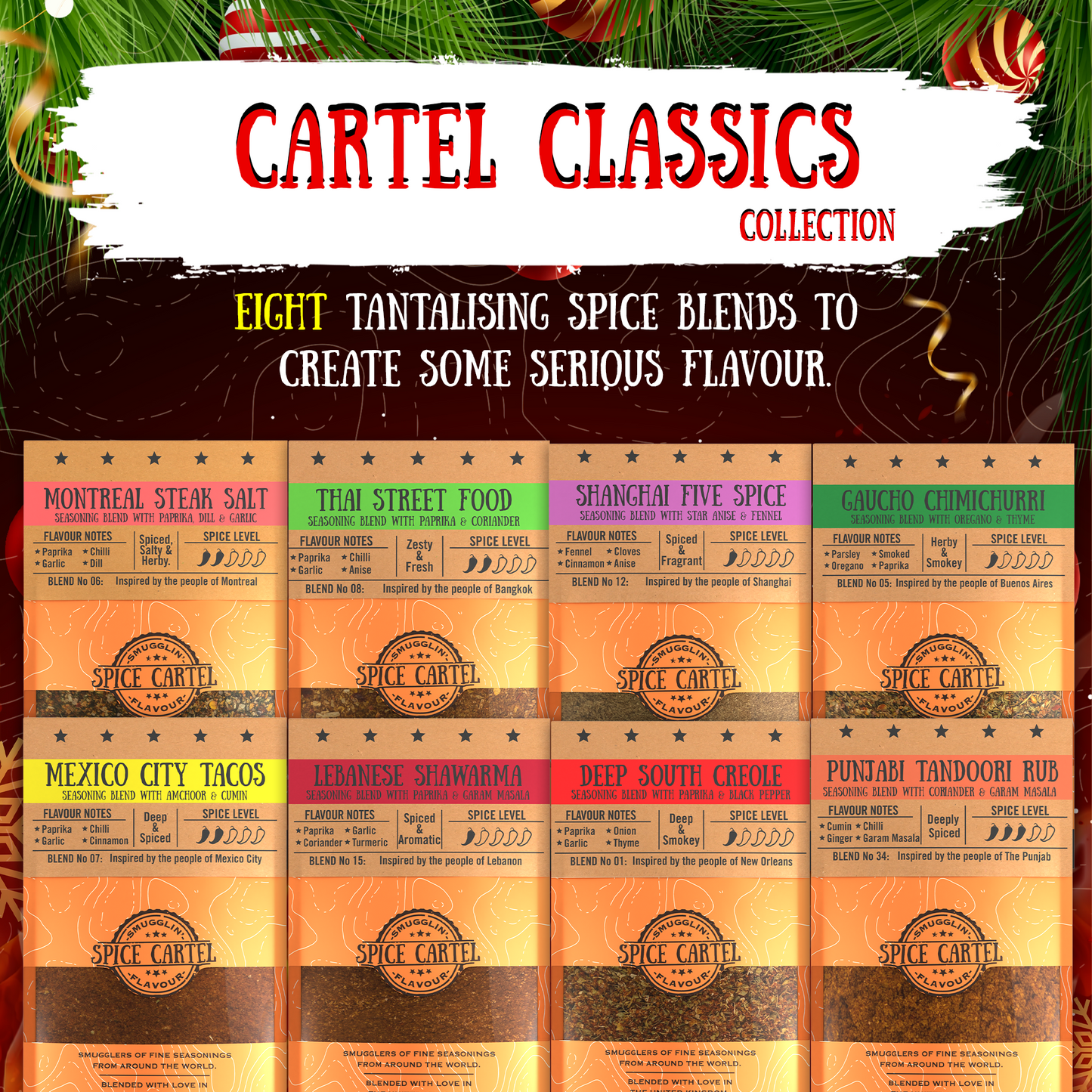 Spice Cartel's Ultimate Gift Box | 8 Spice Blends To Make Delicious Meals