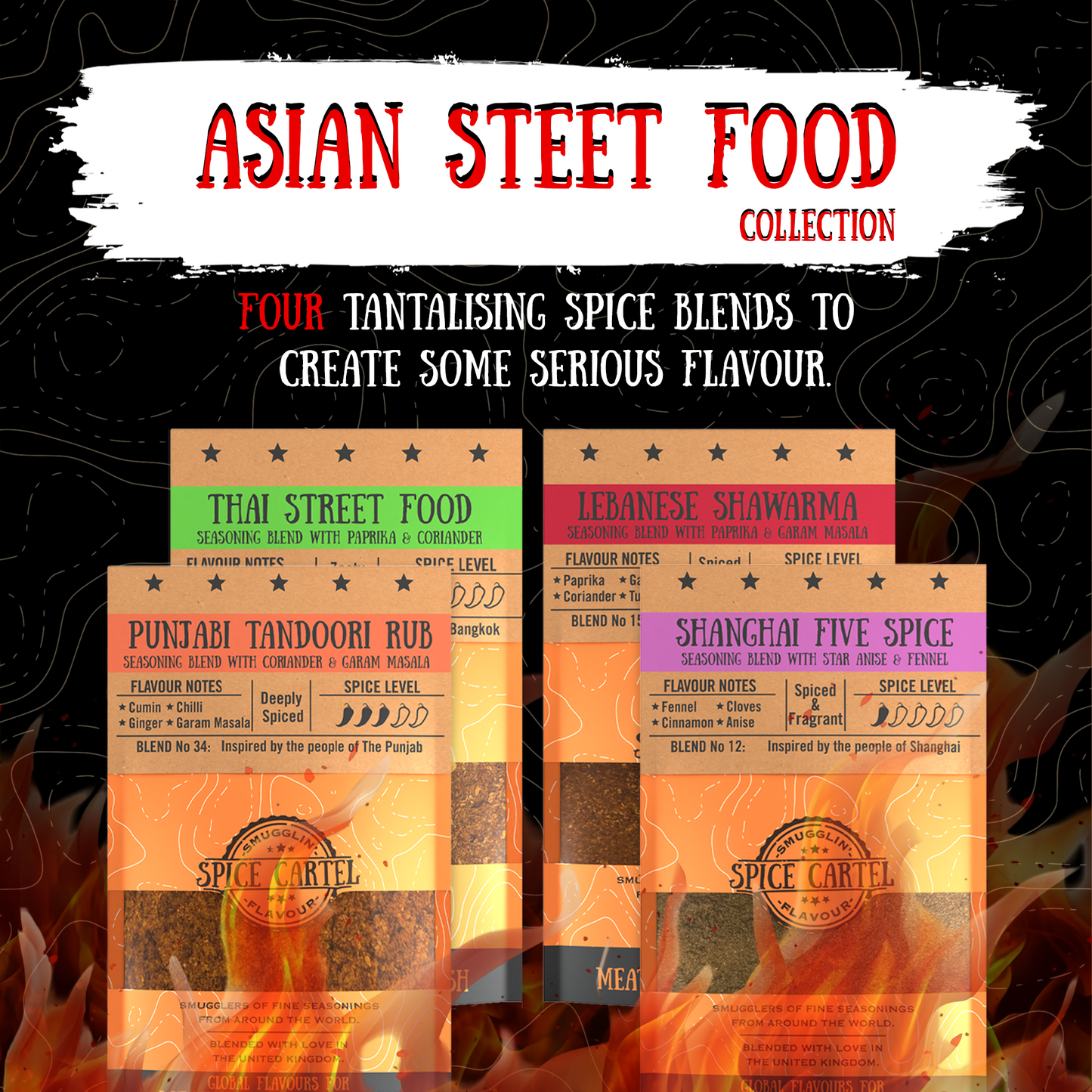 Asian Street Food Spice Gift Box | Flavours From Asia's Tastiest Street Food