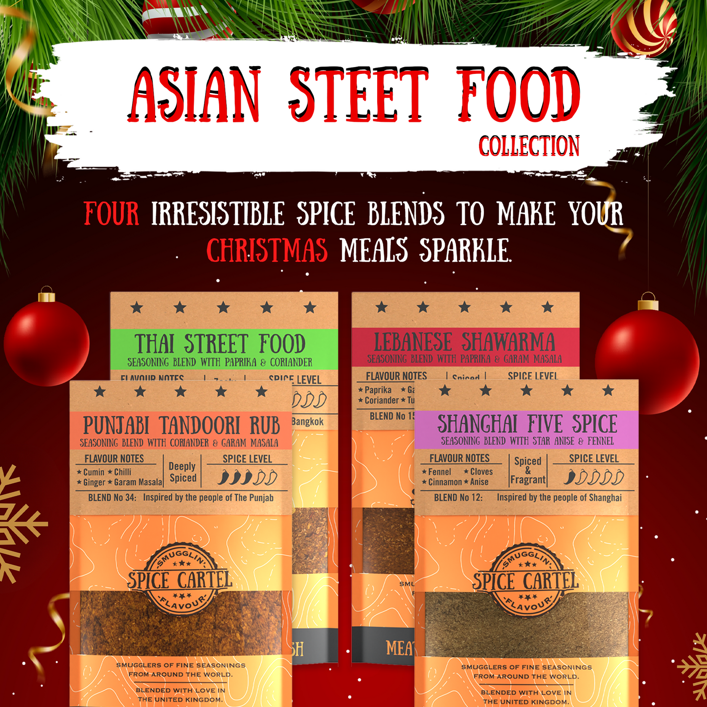 Asian Street Food Spice Gift Box | Flavours From Asia's Tastiest Street Food