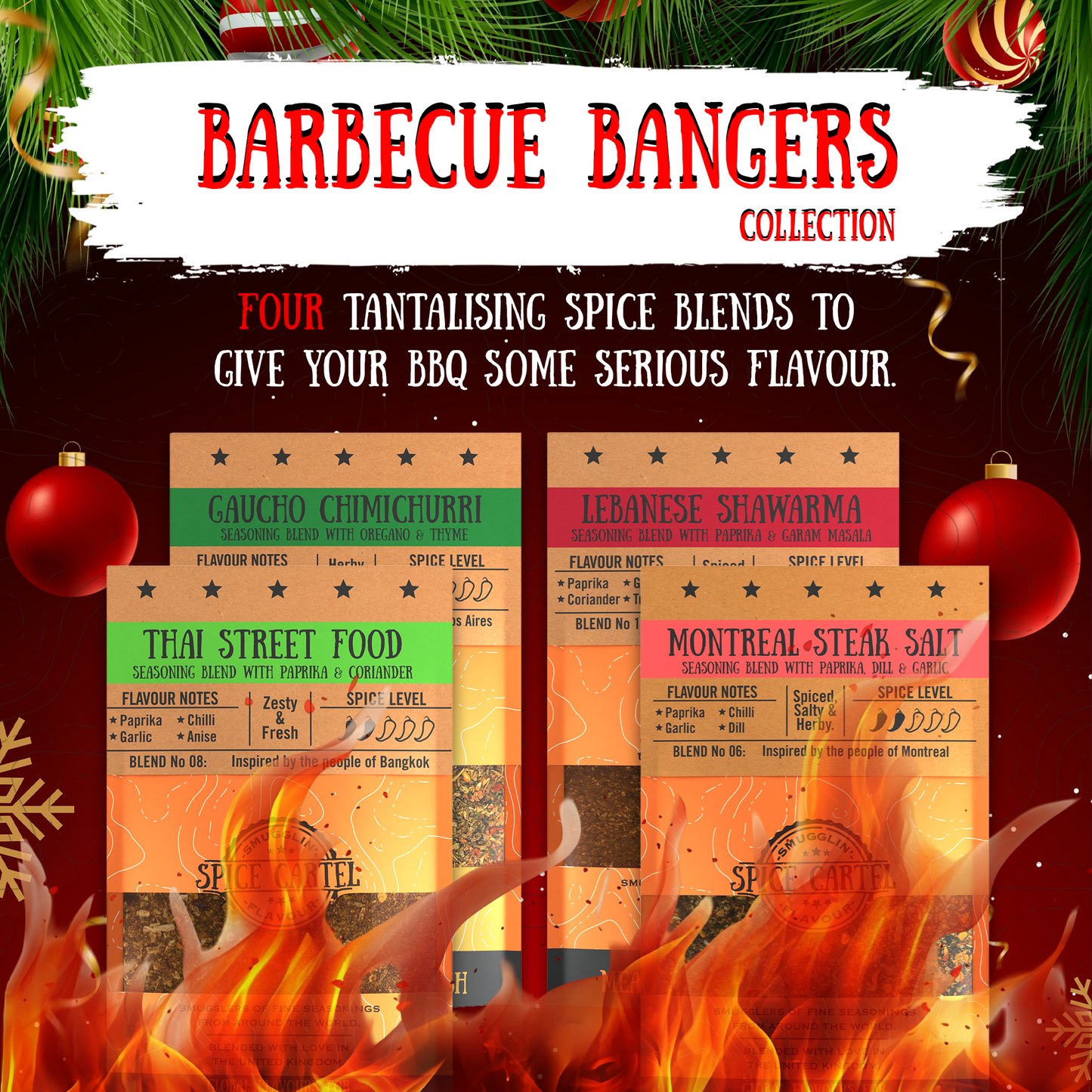 BBQ Bangers Gift Box | BBQ Rubs From Around The World