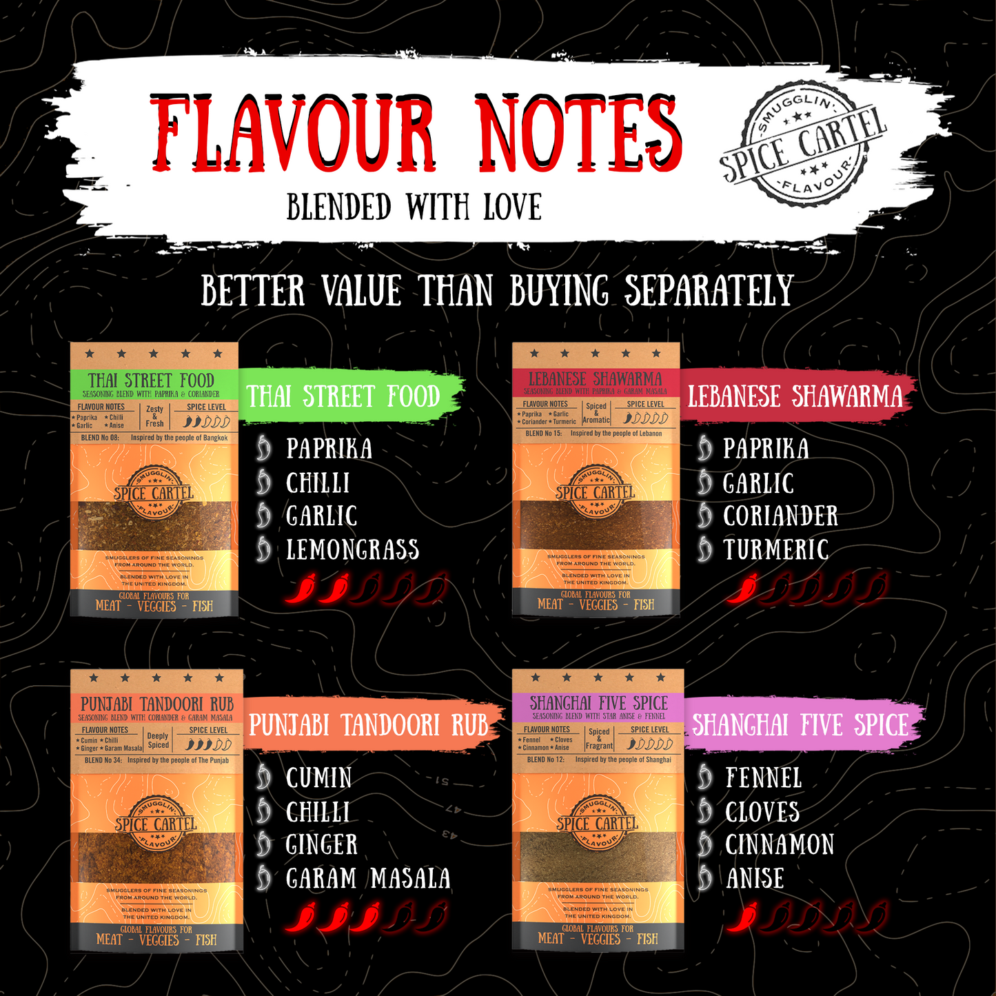 Asian Street Food Spice Gift Box | Flavours From Asia's Tastiest Street Food