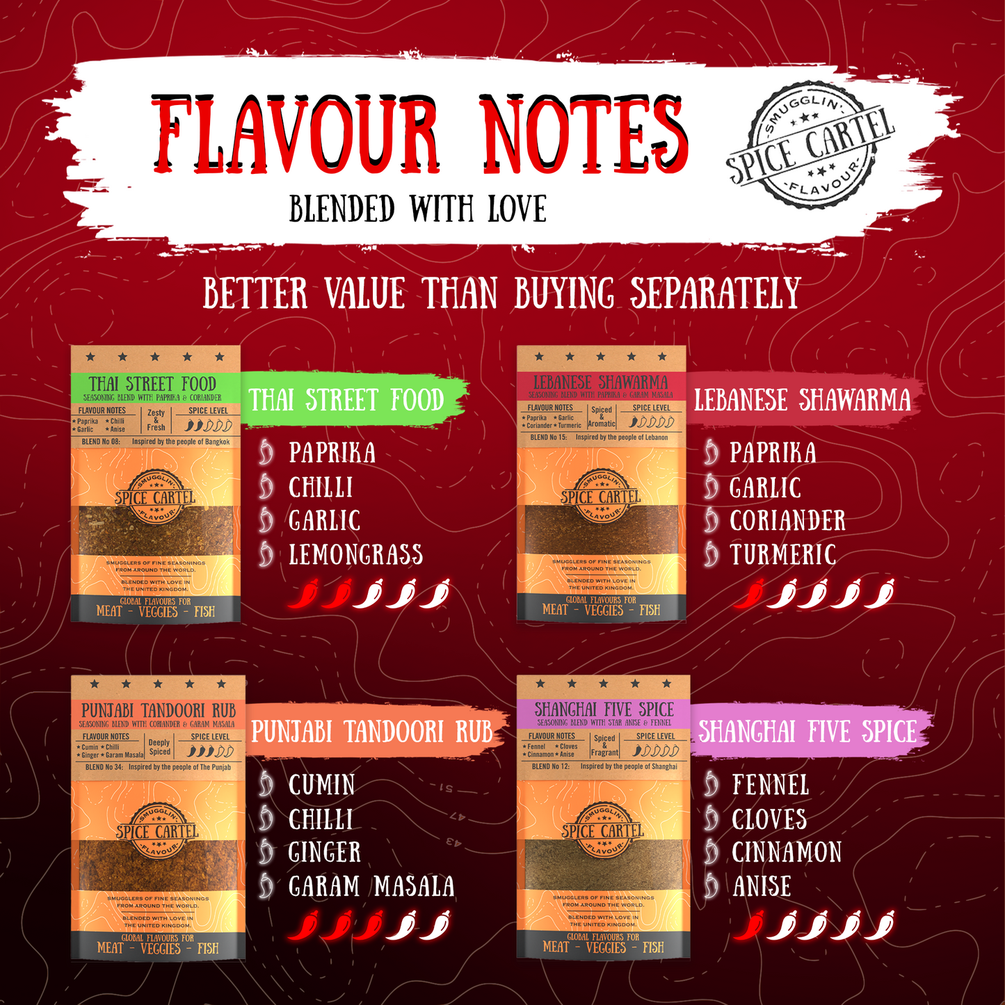 Spice Cartel's Ultimate Gift Box | 8 Spice Blends To Make Delicious Meals