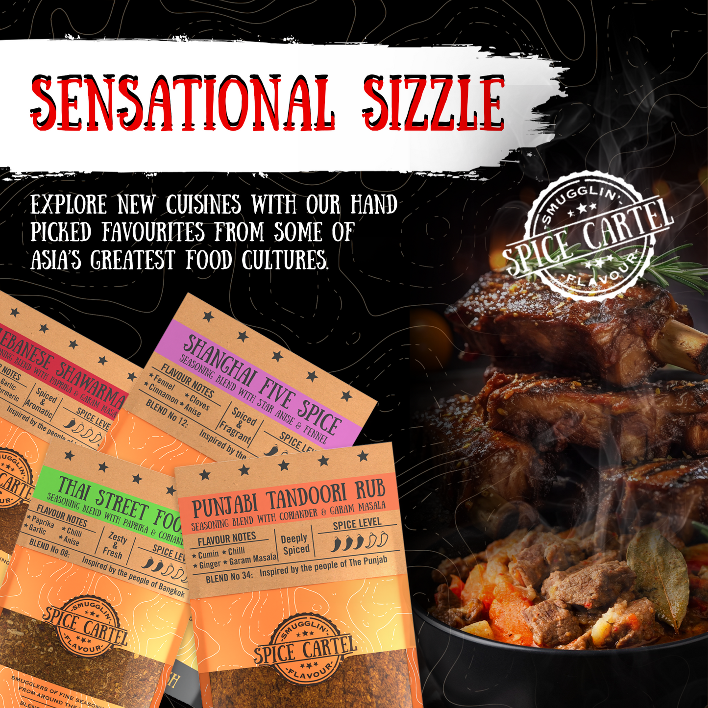 Asian Street Food Spice Gift Box | Flavours From Asia's Tastiest Street Food