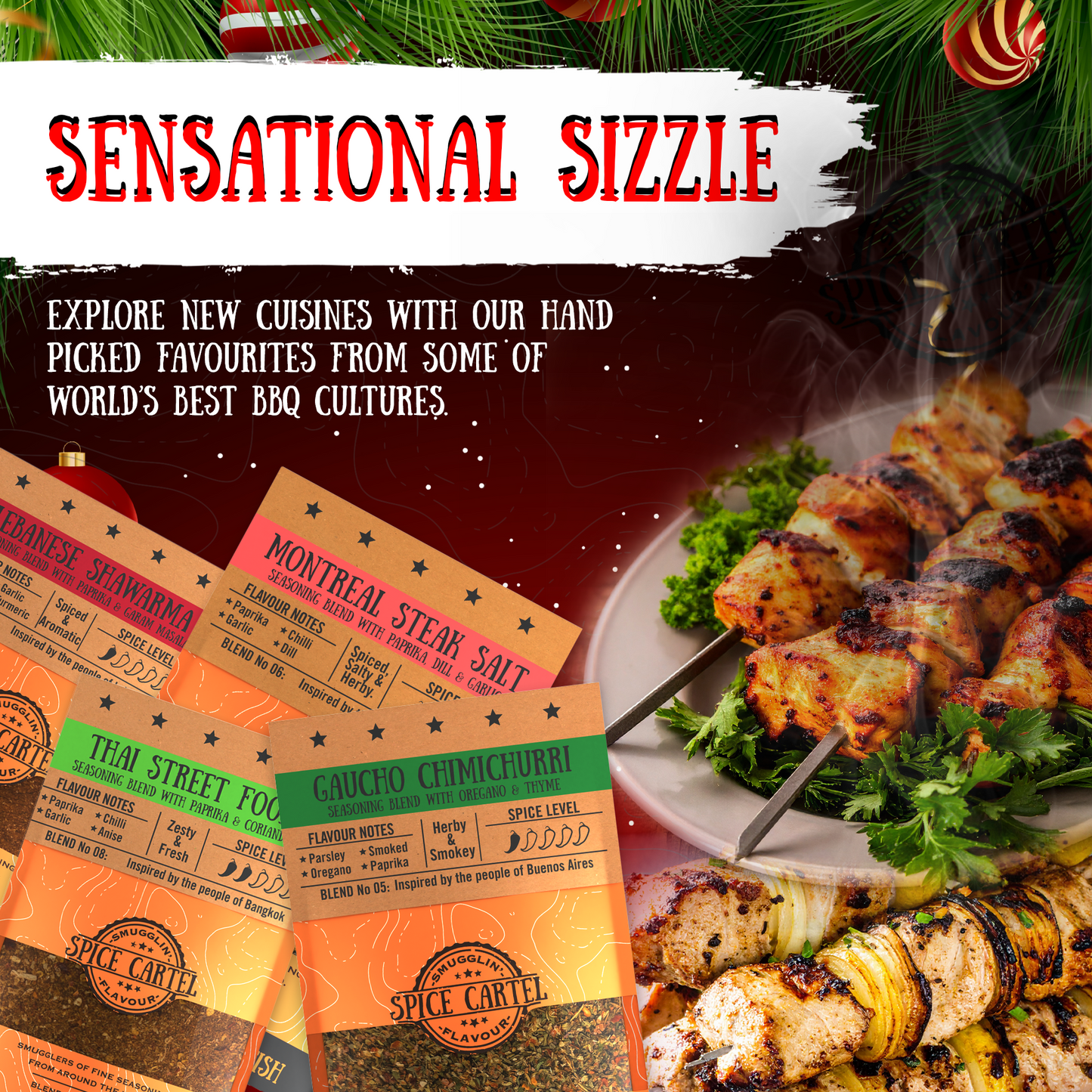 BBQ Bangers Gift Box | BBQ Rubs From Around The World