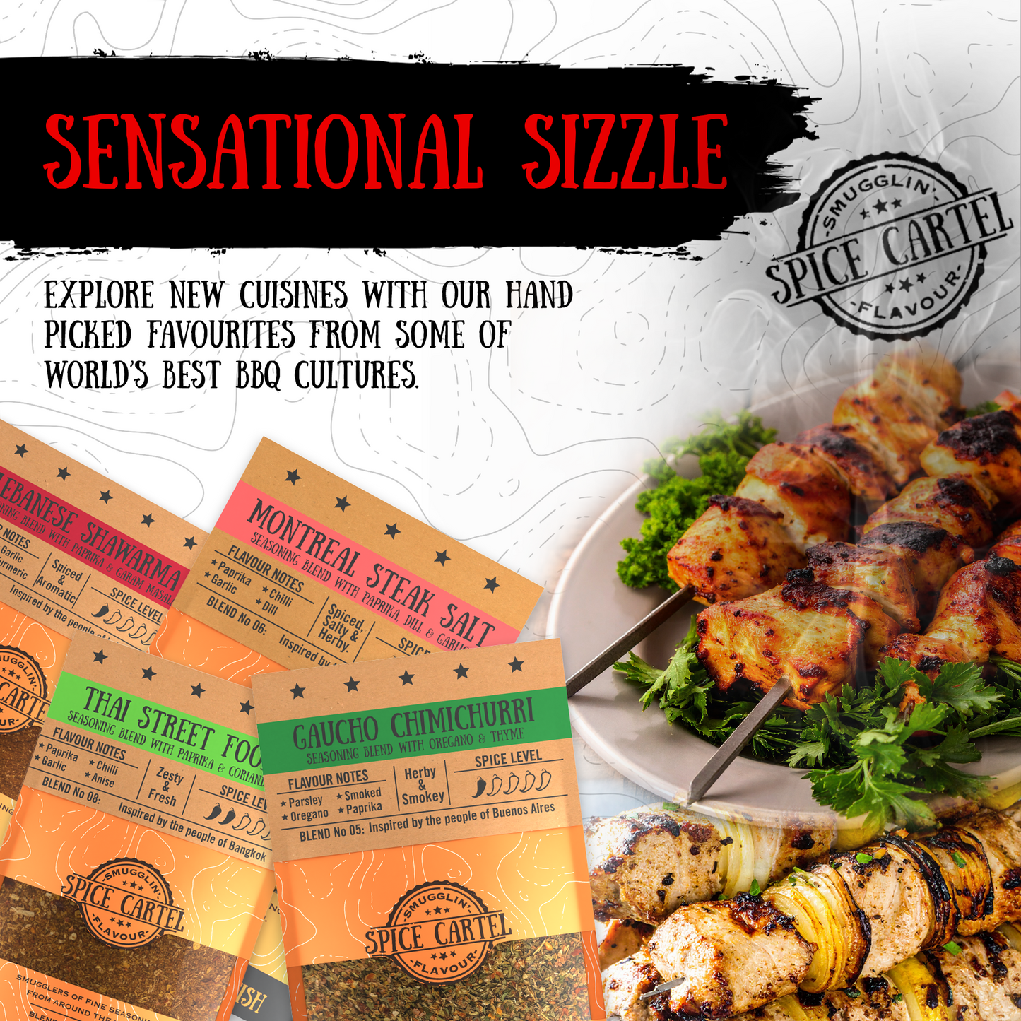 BBQ Bangers Gift Box | BBQ Rubs From Around The World