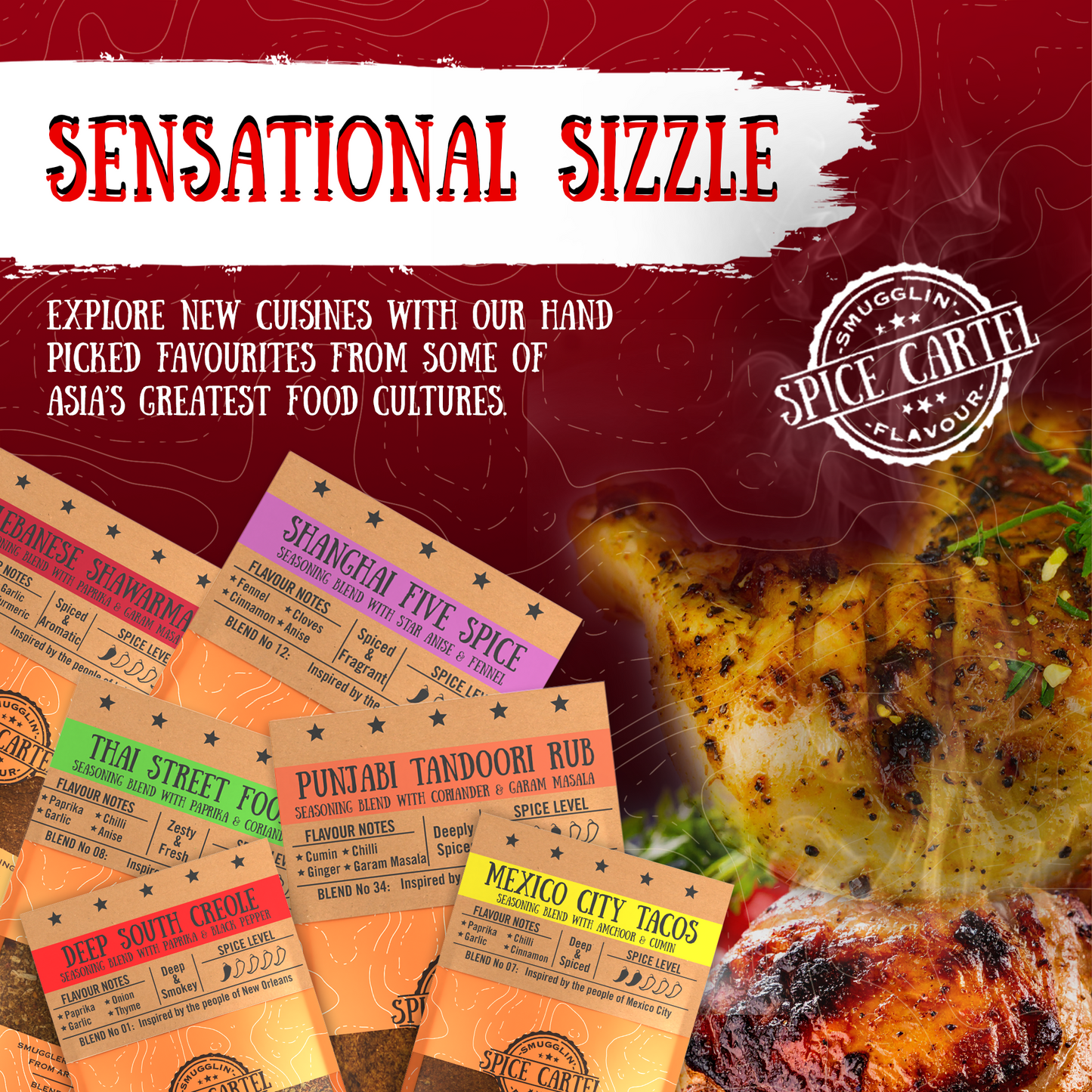 Spice Cartel's Ultimate Gift Box | 8 Spice Blends To Make Delicious Meals