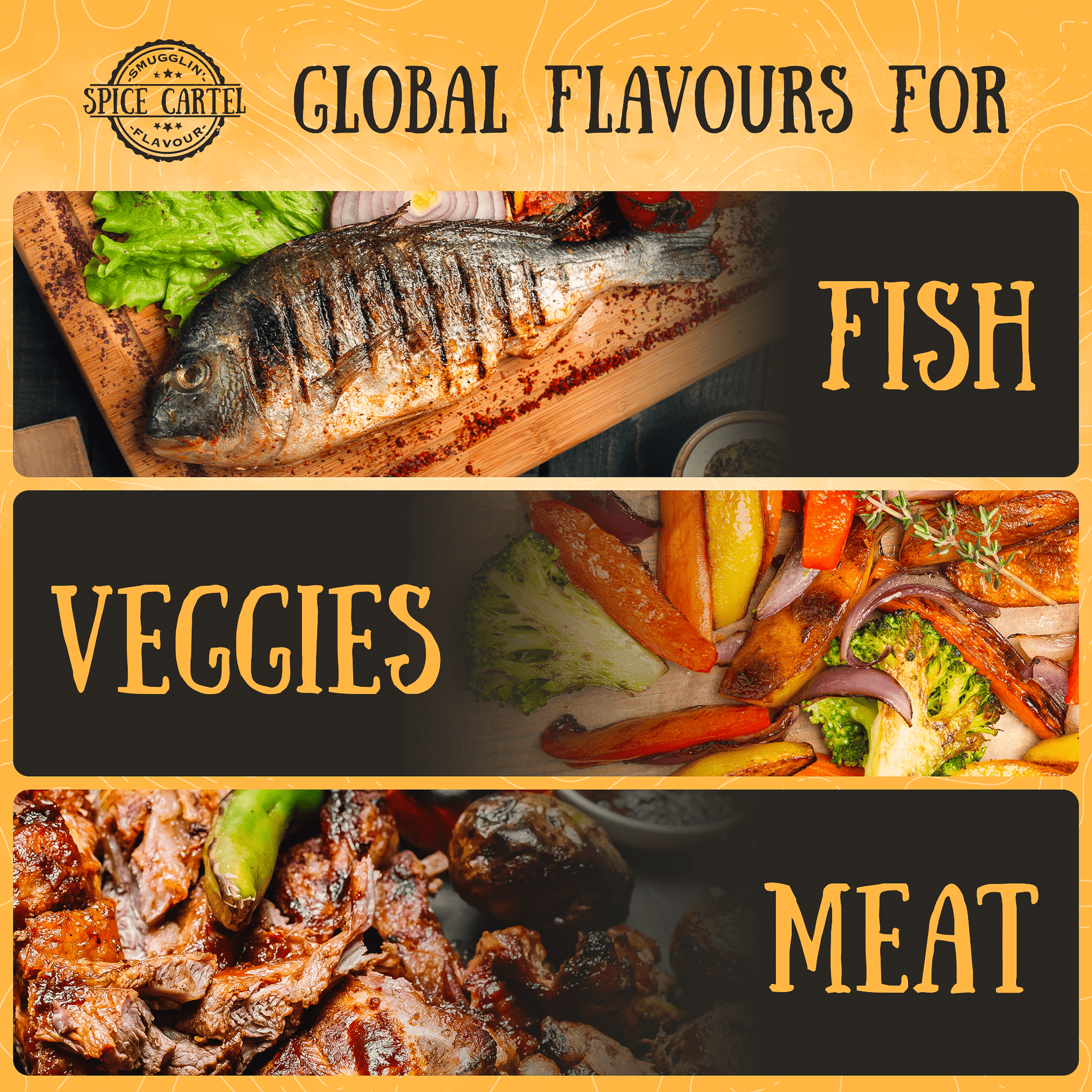 BBQ Bangers Gift Box | BBQ Rubs From Around The World - Spice Cartel0716252072282