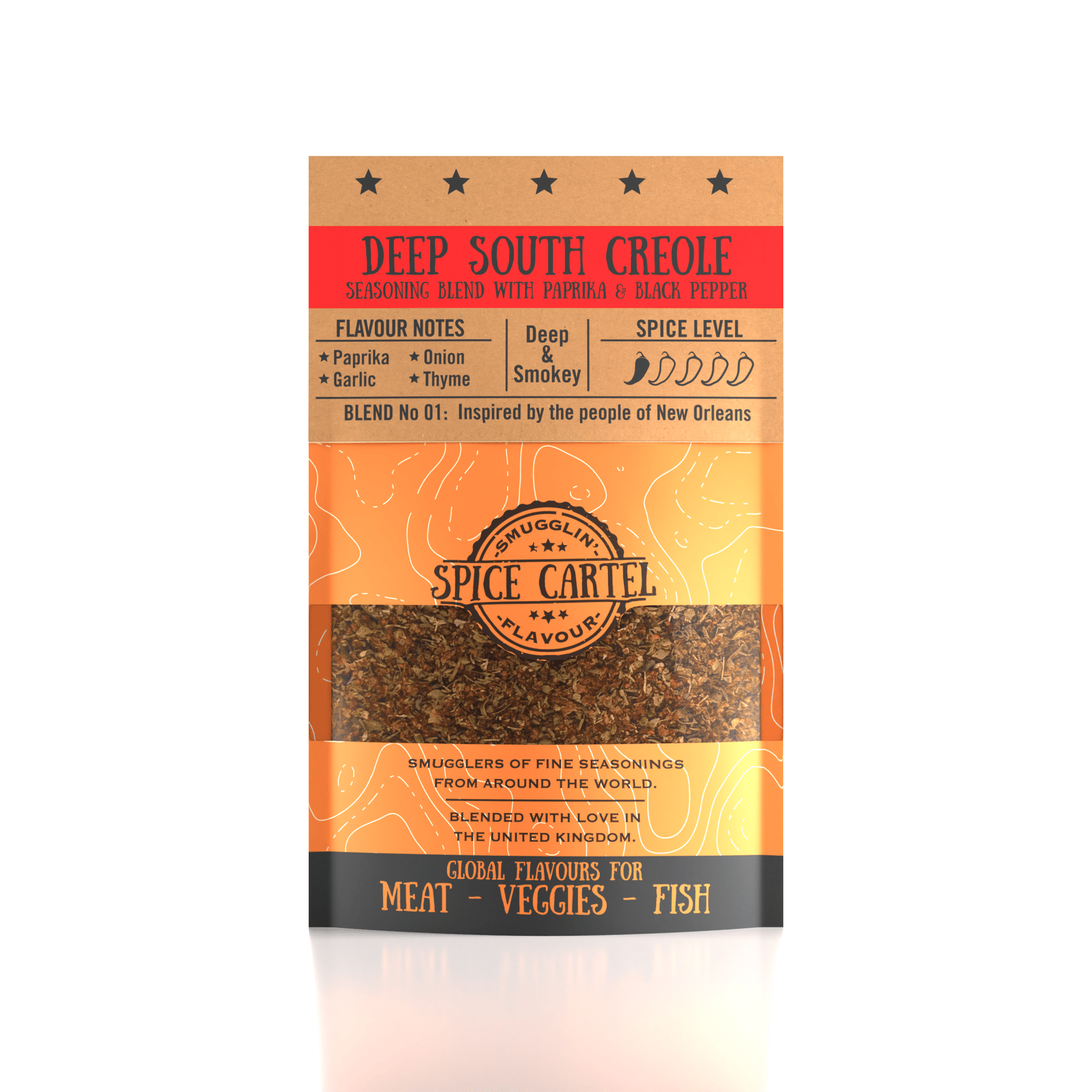 Spice Cartel's Deep South Creole 35g Resealable Pouch - Spice Cartel0716252072367