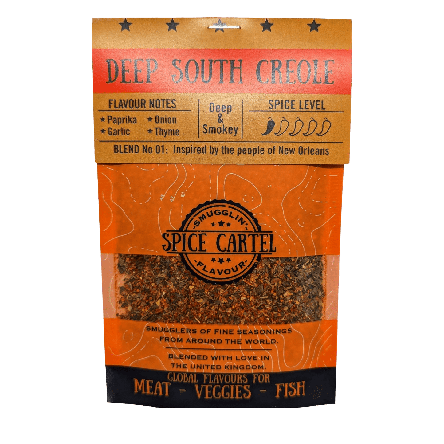 Spice Cartel's Deep South Creole 35g Resealable Pouch - Spice Cartel0716252072367