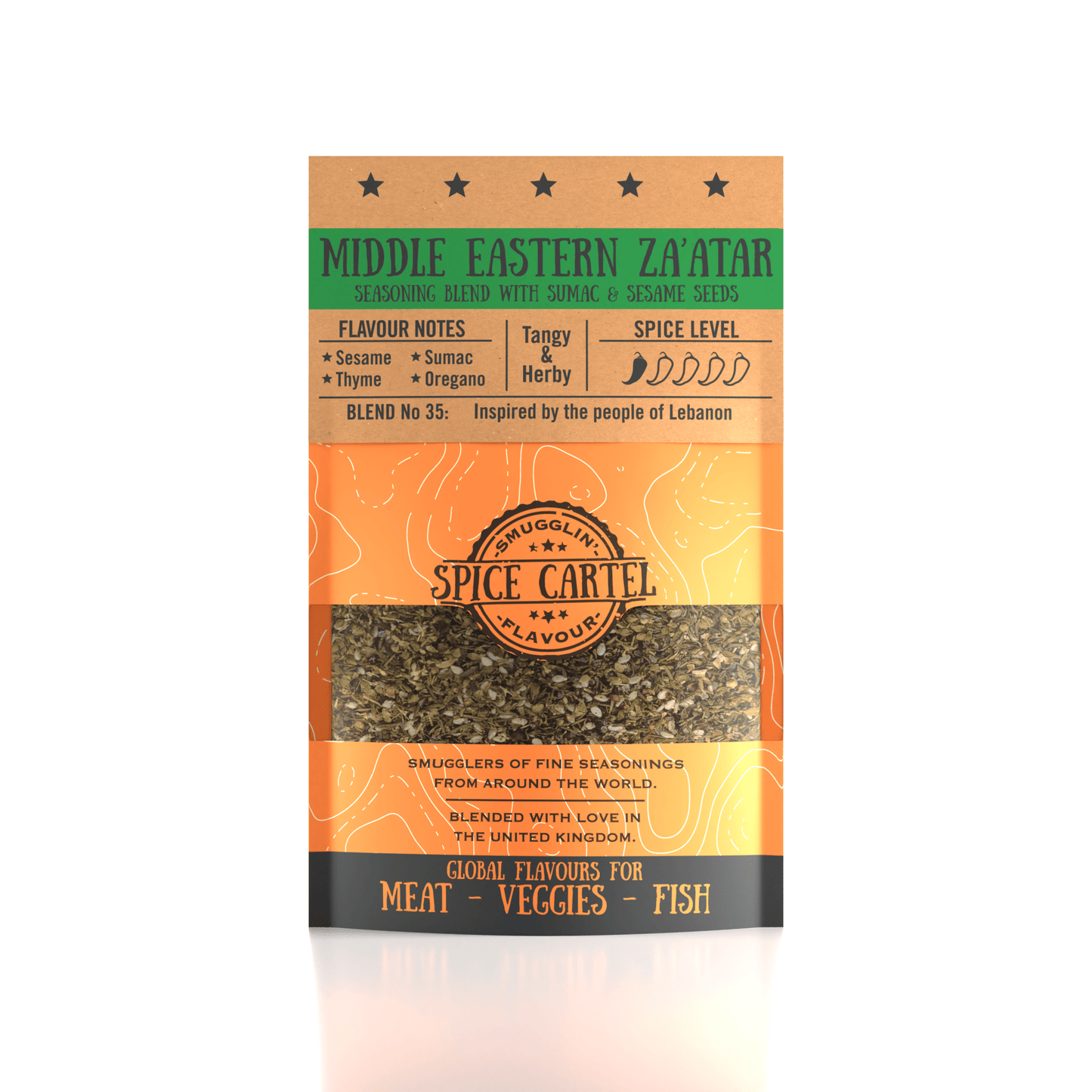 Spice Cartel's Middle Eastern Zaatar 35g Resealable Pouch - Spice Cartel35 Grams0639114779603