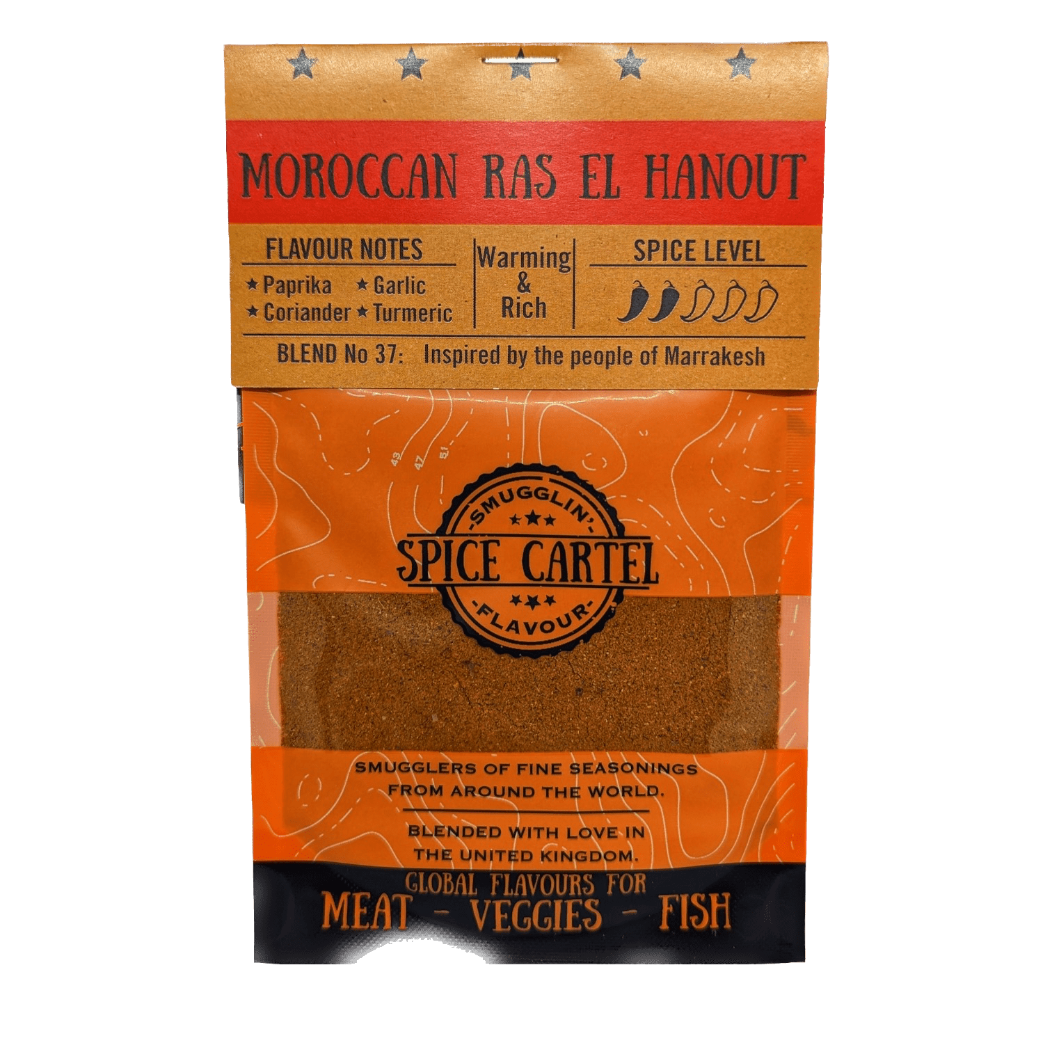 Spice Cartel's Moroccan Ras El Hanout 35g Resealable Pouch - Spice Cartel0639114779627