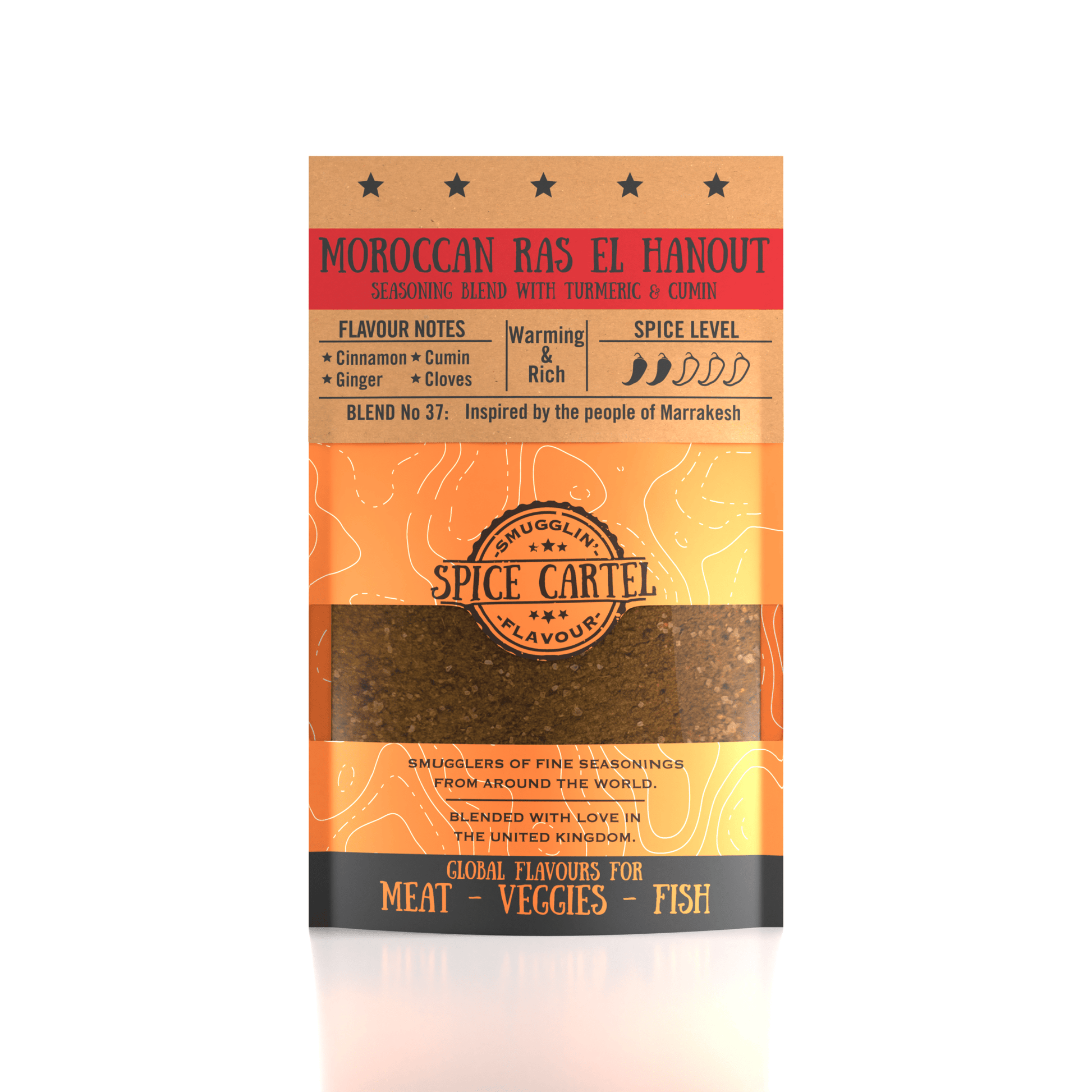 Spice Cartel's Moroccan Ras El Hanout 35g Resealable Pouch - Spice Cartel0639114779627