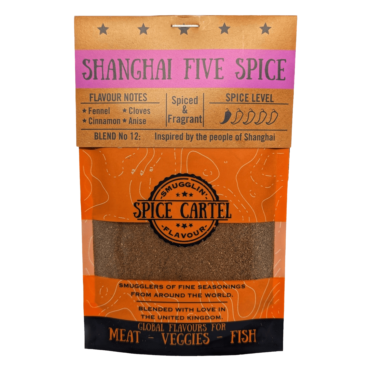 Spice Cartel's Shanghai Five Spice 35g Resealable Pouch - Spice Cartel0716252072046